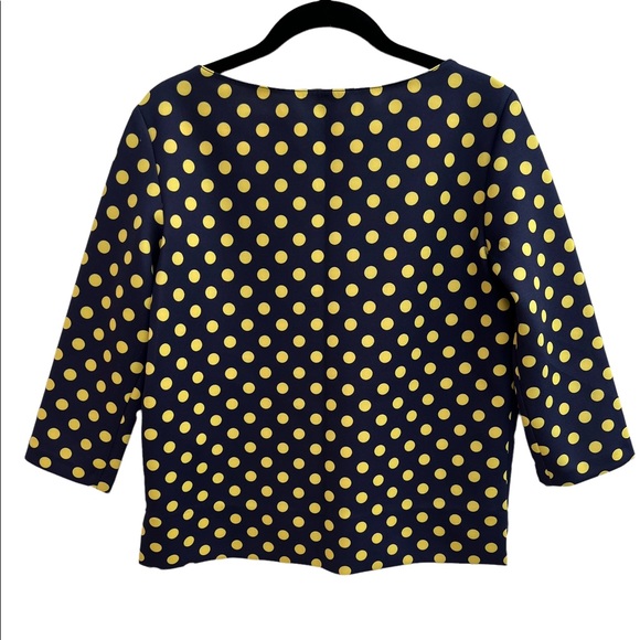 NWT Zara Jaclyn Smith Polka Dot Top Polka Dots All Over This Top - Picture 5 of 7